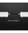 12 stk. V-Tac vandtæt 48W komplet LED armatur - 150 cm, 120lm/W, IP65, gennemfortrådet 230V