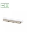 12 stk. 150cm CONNECT LED armatur Vandtæt 50W - 230V, 6000lm, IP65, IK08, 4000K