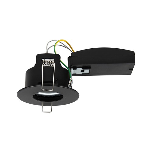 GU10 indbygningsspot - Sort, IP20