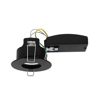 GU10 indbygningsspot - Sort, IP20