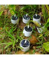 6-pak LED solcelle stearinlys - Ø5cm, 6,4cm høj, IP44 udendørs