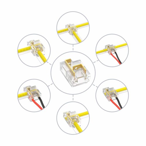 LED strip multi samler - 8mm, enkeltfarvet, IP20, 5V-24V