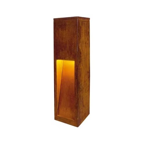 Corten havelampe - 12W, 50 cm, IP65 udendørs, inkl. lyskilde