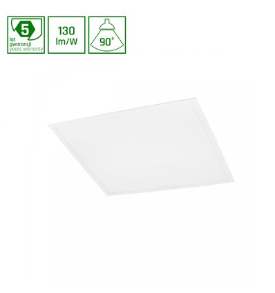 60x60 ALGINE BACKLIGHT LED panel, 40W - 130lm/W, 5 års garanti, neutral hvid
