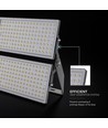 500W LED projektør - 135lm/W, 67.500lm, IP65, sort, udendørs