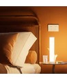 Opladelig RGBIC+CCT LED bord/natlampe - 32cm, Bluetooth, Hvid, touch dæmpbar, IP20 indendørs