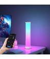 Opladelig RGBIC+CCT LED bord/natlampe - 32cm, Bluetooth, Hvid, touch dæmpbar, IP20 indendørs