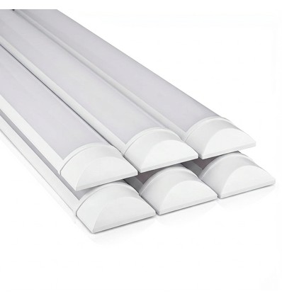 6x V-Tac 50W komplet LED armatur - 150 cm, 3 års producentgaranti, 230V