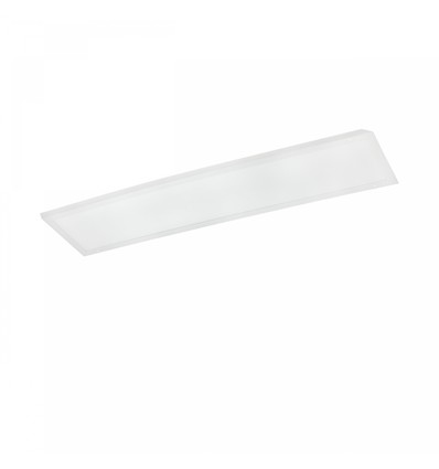 120x30 bagbelyst panel 40W - Neutral hvid, 90°, IP40, UGR19, RA90, hvid kant, 230V