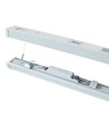120cm 40W komplet LED armatur, Gennemfortrådet - IP20
