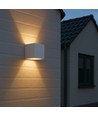 LEDlife CUBIC PRO 6W væglampe - sløjfbar, justerbar, firkantet, op/ned, inde / ude, hvid, IP65, inkl. lyskilde