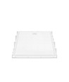 60x60 LED panel, 28W - 5000K, bagbelyst, hvid kant