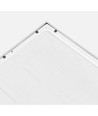 60x60 LED panel, 28W - 5000K, bagbelyst, hvid kant