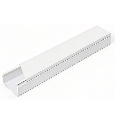 60x40 Kabelkanal - Hvid, 60x40mm, Længde 2m