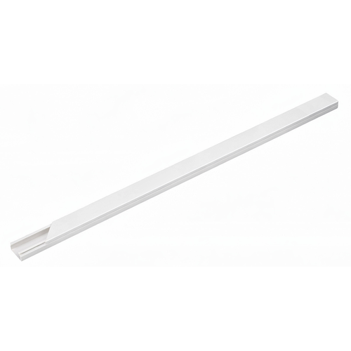 20x10 Kabelkanal med tape - Hvid, 20x10mm, Længde 2m