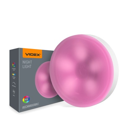 LED genopladelig natlampe