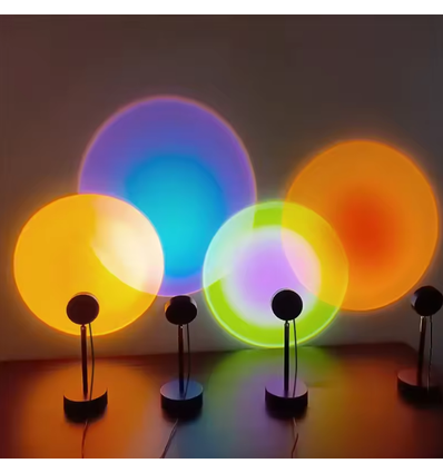 Solnedgang projektør med Bluetooth - Inkl. fjernbetjening, 5V USB-A