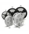5m 230V vandtæt slim COB strip - tape på bagsiden, 9W/m, IP67, 296 LED/m, op til 50m
