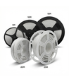 5m 9W/m vandtæt slim COB strip - 230V, IP67, 296/m LED, tape på bagsiden, op til 50m