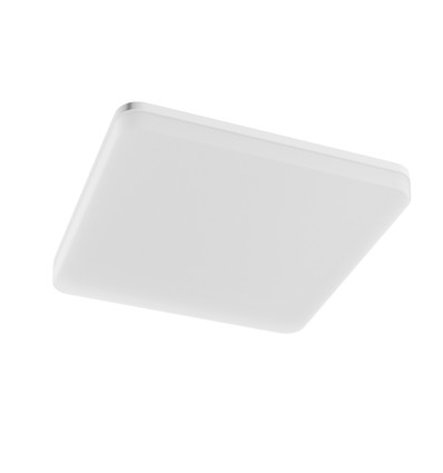 40W Loftslampe, Justerbar Watt og CCT - 3 lyskulører, IP44, 33 x 33cm Firkantet