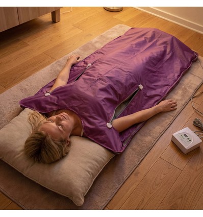 Infrarød saunatæppe 180 x 80 cm - 2 varmezoner