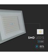 Vt-44109 LED projektør 100W - 4000K, hvidt hus