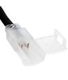 30 cm vandtæt mellemstykke til 230V LED strip (Slim COB) - Perfekt til hjørner, stolper mm., 230V