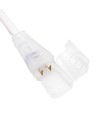 Stik til 230V LED strip (Slim COB) - 2 meter, Inkl. endeprop, 230V