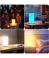 RGBIC+CCT LED bord/natlampe - Hvid, touch styring, IP20 indendørs
