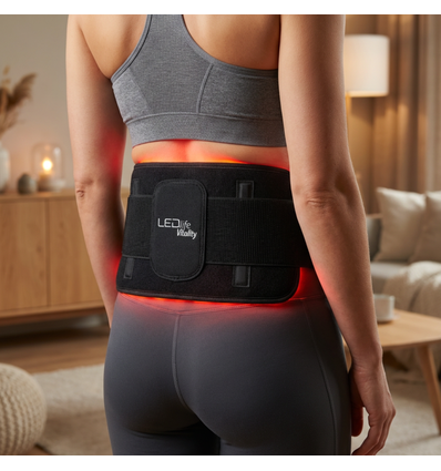 Lysterapi bælte til nakke, lænd mm. - Infrarød, 20W