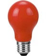 E27 1W LED filament pære - A60, Rød, Party Colour Premium