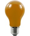 E27 1W LED filamentpære - A60, orange, Party Colour Premium
