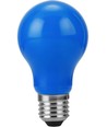 E27 1W LED filament pære - A60, blå, Party Colour Premium