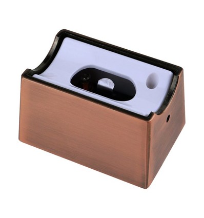 S14s fatningssæt i rød bronze, 2 stk. - Metalskal, til S14s LED rør