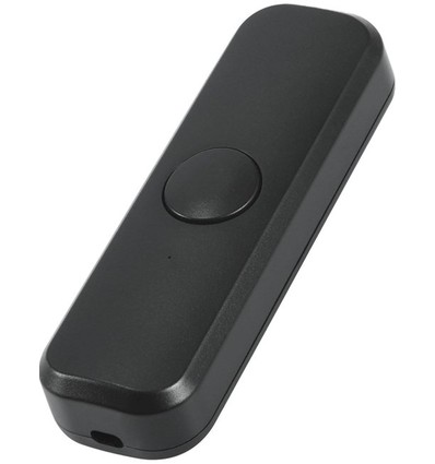 Ledningslysdæmper til LED, 0-75W - Bagkants dæmp, sort, trykknap