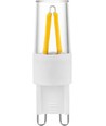 G9 2W dæmpbar LED pære - Filament, 5,2cm, 2700K, klart glas