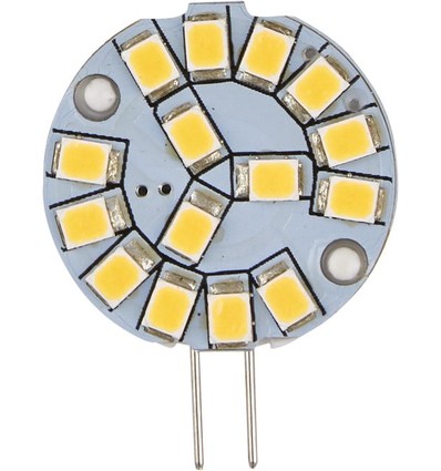 G4 1,8W LED Disc pære, 12V - 220lm, 2700K, AC/DC