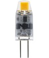 G4 1W COB LED pære, 12V - 100lm, dæmpbar, 2700K, klar glas