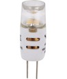 G4 1W LED pære, 12V - 100lm, dæmpbar, klar glas, 2700K