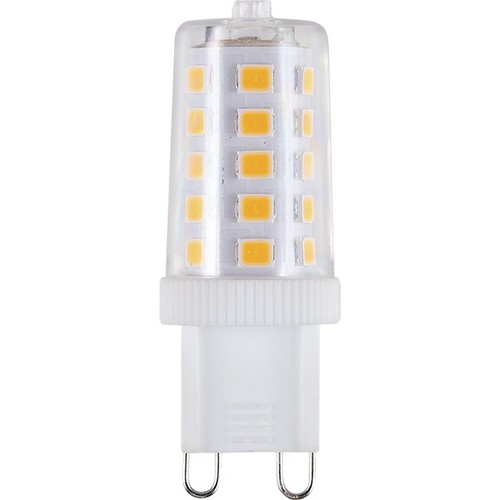 G9 3W LED pære - 320lm, 5cm, klar glas, 2700K