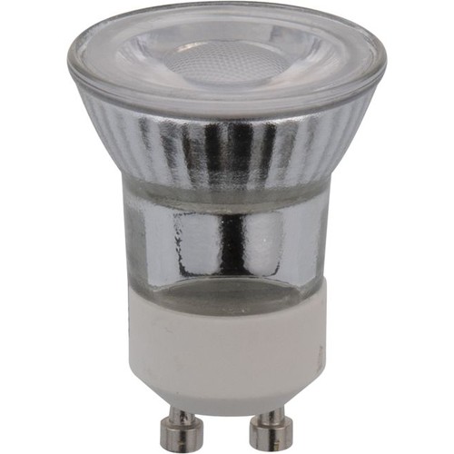 GU10 MR11 3W dæmpbar LED pære - 200lm, 40°, glas, varm hvid