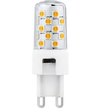 G9 3,4W dæmpbar LED pære - 350lm, RA90, CCT switch, 5,5cm, klart glas