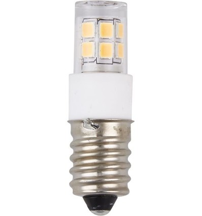 E14 2W LED rørpære - 4,7cm, 270lm, 2700K, klart glas