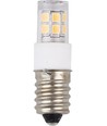 E14 2W LED rørpære - 4,7cm, 270lm, 2700K, klart glas