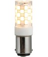 BA15d 3,5W LED rør - 5,2cm, 380lm, klar glas, 3000K