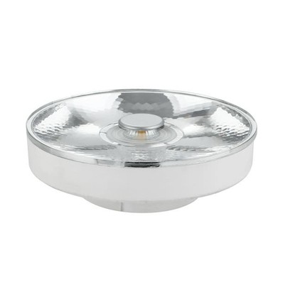 GX53 10W dæmpbar LED pære - 820lm, 10°, 3000K, klar glas