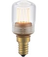 E14 2W dæmpbar LED vintage pære - 7cm, 2000K, klart glas, rørformet