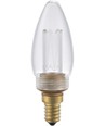 E14 2,5W dæmpbar LED vintage pære - C35, 2000K, klar glas, 65lm