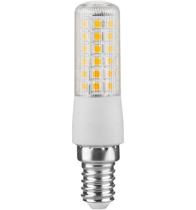E14 7W dæmpbar LED rørpære - 8,2cm, 806lm, 2700K, klart glas