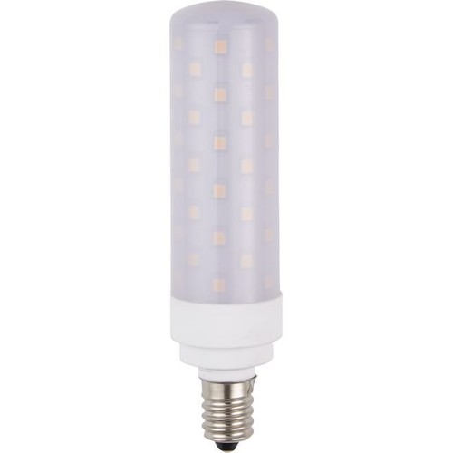 E14 10W LED rørpære, 11,8cm - 1050lm, dæmpbar, opal glas